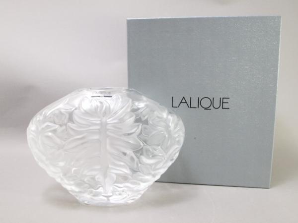 □ラリック LALIQUE フラワーベース 中古 箱付き□KKAS08339 □ 【公式
