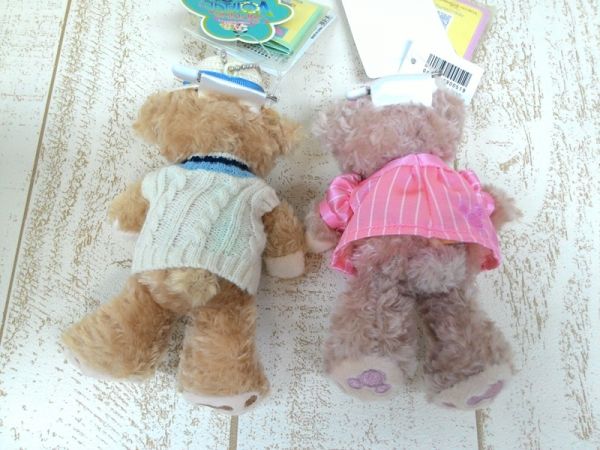 ダッフィー&シェリーメイ ぬいぐるみバッジ スプリング'12 M5E10