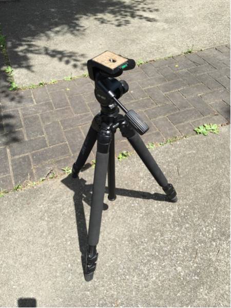 中古三脚 SLIK PRO700DX III 屋外未使用 専用ケース付