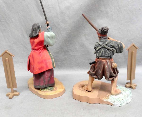 戦国英雄列伝 フィギュア 宮本武蔵 佐々木小次郎 セット 食玩(時代劇