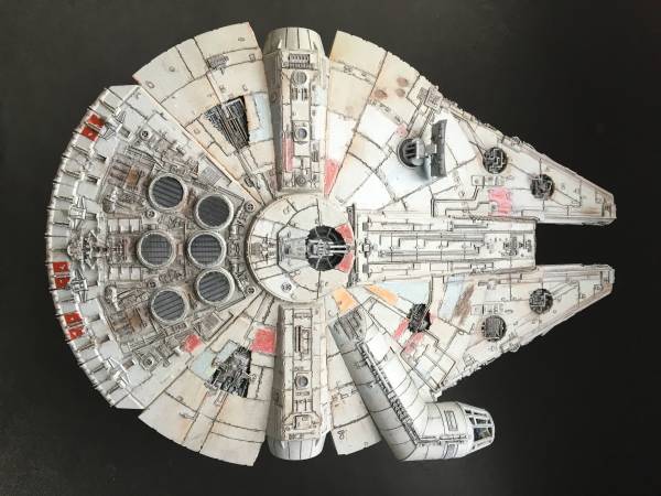 バンダイ 1/144スケール　ミレニアムファルコン（swtfa)USED_3