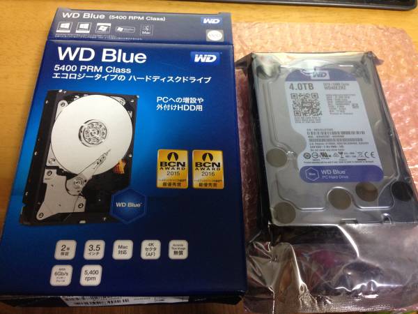 DIGA DMR-BRT300 DMR-BWT500 DMR-BZT600 交換用HDD 4TB ブルーレイ
