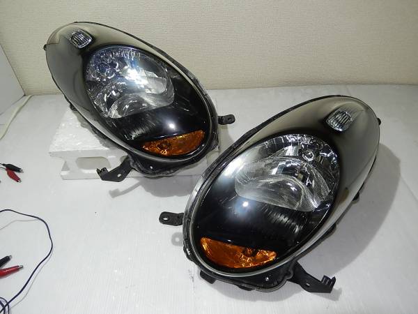 K12 後期 マーチ 純正ヘッドライト ブラックアウト 左右セット 自動車