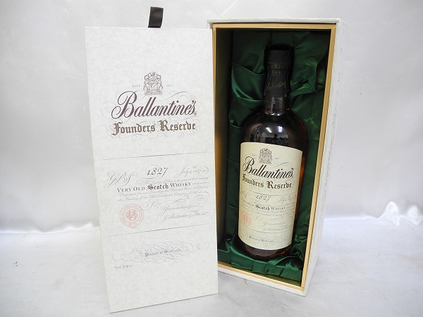 未開栓】Ballantine's バランタイン Founders Reserbe 箱あり 飲料
