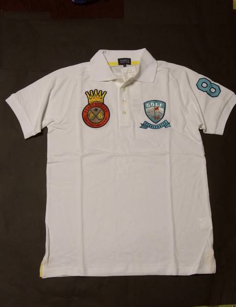 パーリーゲイツ　ロゴポロシャツ　ホワイト 　サイズ５　未使用