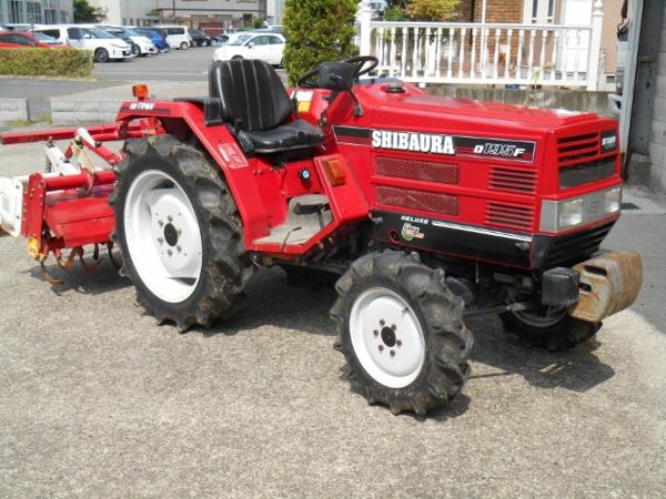シバウラ トラクター 4WD 19馬力 D195F 倍速ターン 動作品 岐阜