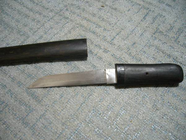 日本刀 短刀 残欠 合法サイズ 脇差 刀 刀剣 武具 時代 17. ナイフ 残欠