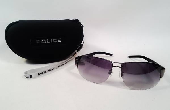 POLICE サングラス SPL178J 66□18 120 ケース付き☆