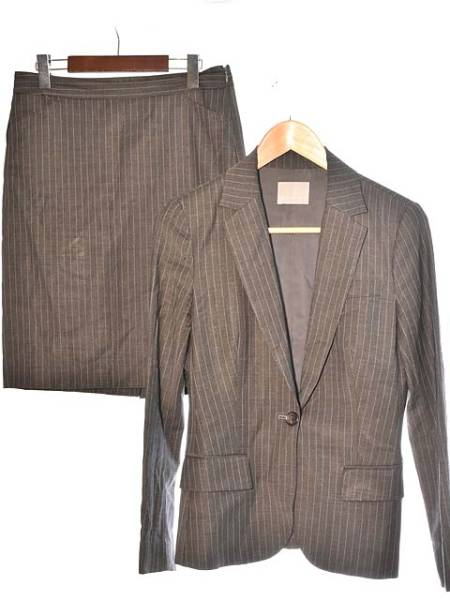 theory luxe スーツ セット スカート 1Bジャケット ストライプ40
