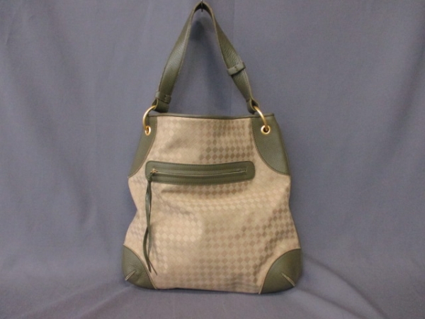 ボッテガヴェネタ ショルダーバッグ 139096 ベージュ×カーキ