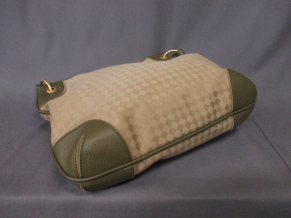 ボッテガヴェネタ ショルダーバッグ 139096 ベージュ×カーキ