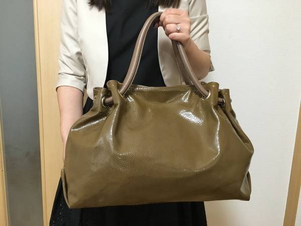 美品◆高級本物◆フルラ バッグ 41cm FURLA布袋付◆9824