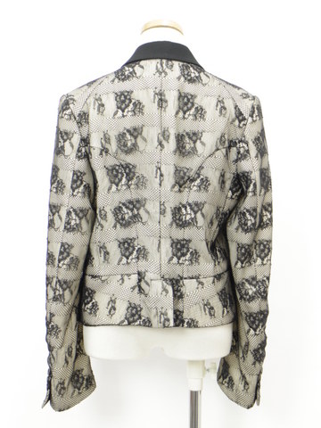 616812 tricot COMME des GARCONS 総レース ジャケット M