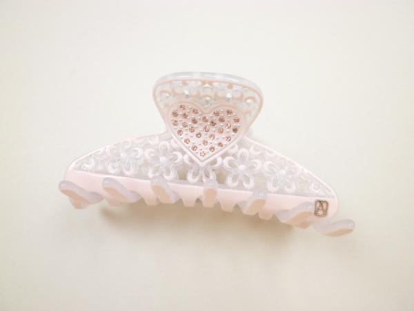 アレクサンドル ドゥ パリ/ヘアクリップ ハート フラワー レース