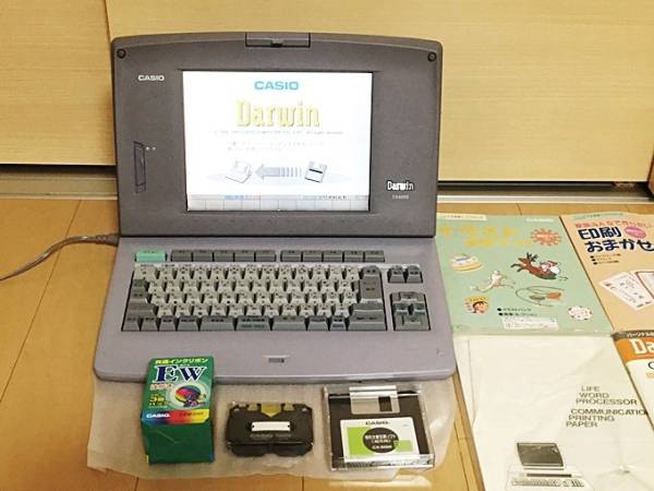 美品 CASIO カシオ Darwin ワープロ CX-6000 付属品付