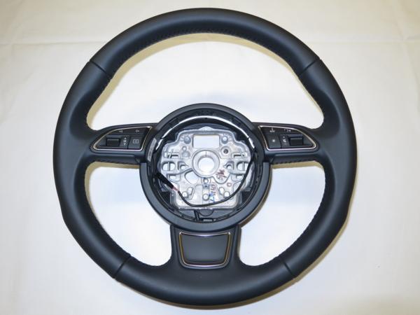 新品！　Ａ１　アウディ　Ａ３　Ａ４　Ａ５　Ａ６　Ａ７　Ａ８　Ｑ５　Ｑ７　純正　革　ステアリング　ハンドル　管理番号（Q-5706）