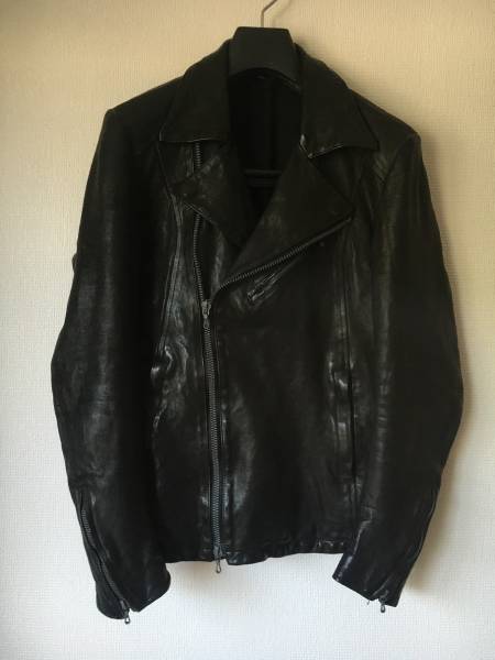 ◆ATTACHMENT レザーダブルライダースジャケット アタッチメント