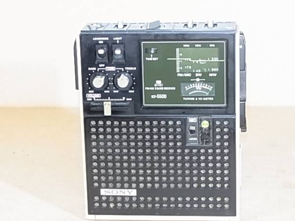 アンティーク ラジオ SONY スカイセンサーICF-5500 8/3/33