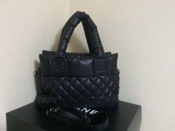 CHANEL キルティング シャネル ブラック ノベルティトートバッグ 