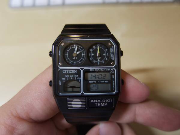 CITIZEN TEMP ANA-DIGI 激レアシチズン TICTAC別注・限定モデル
