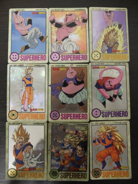 引退 1円ドラゴンボール 海外製 SUPER HERO SET(D) 9枚 2026年最新