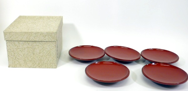 茶道具 煮物椀 茶懐石道具 共箱 漆芸 黒 蓋裏 雲錦蒔絵 五