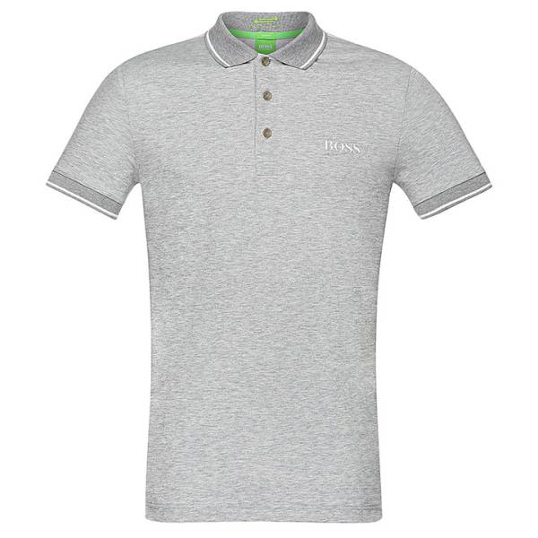 HUGO BOSS PaulePro 半袖ポロ サイズS 50310307 グレー☆hgp-gS