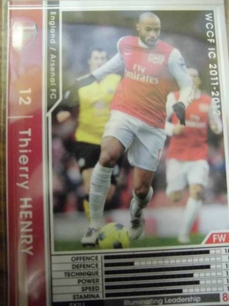 kp487 WCCF 11-12 付録 ティエリ・アンリ