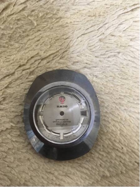 ラドーダイアスタークロノメーターのダイアルとケース