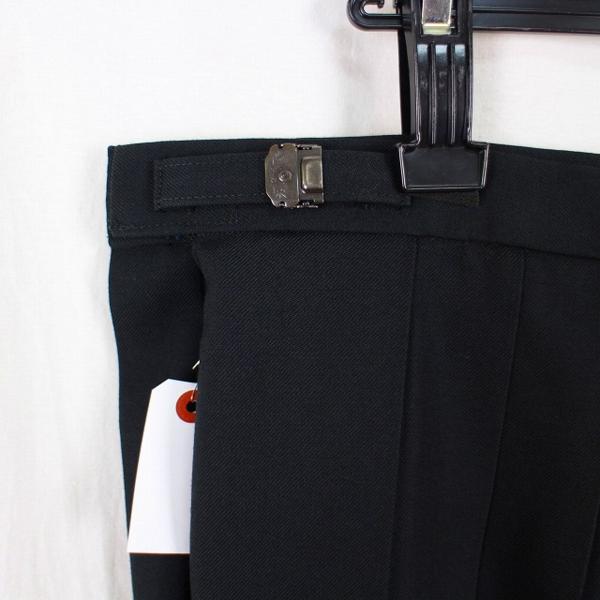 中古ミッシェルクラン制服冬24車ヒダW84-丈56スカート黒OS3465