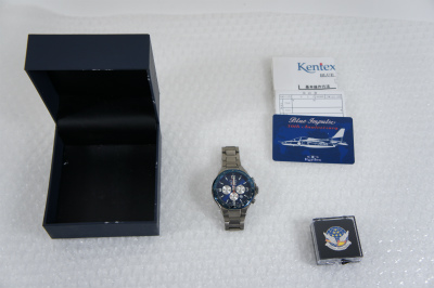 E544△Blue Impulse ブルーインパルス 50周年 腕時計 Kentex 【公式通販】
