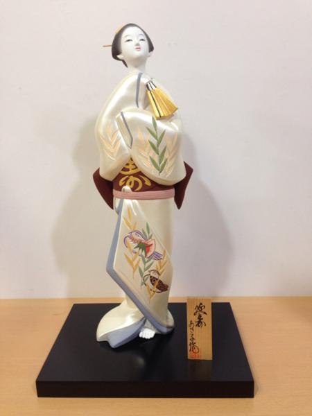 博多人形 国指定卓越技能保持者 井上あき子作「延寿」 極美品116