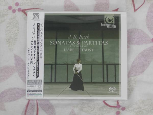SACD バッハ 無伴奏ヴァイオリン・ソナタ / ファウスト 新品同用
