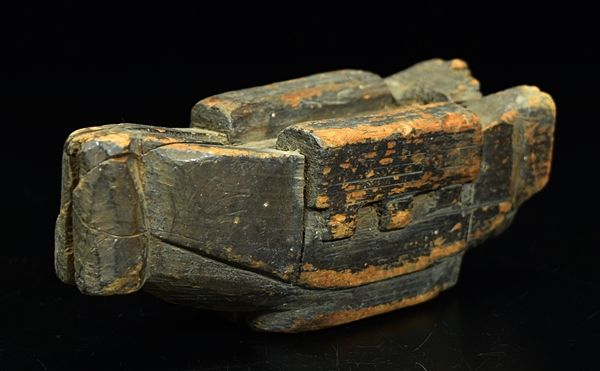 彫刻[時代木彫船]舟/古作/装飾部品古民芸/宝船◎MA2108