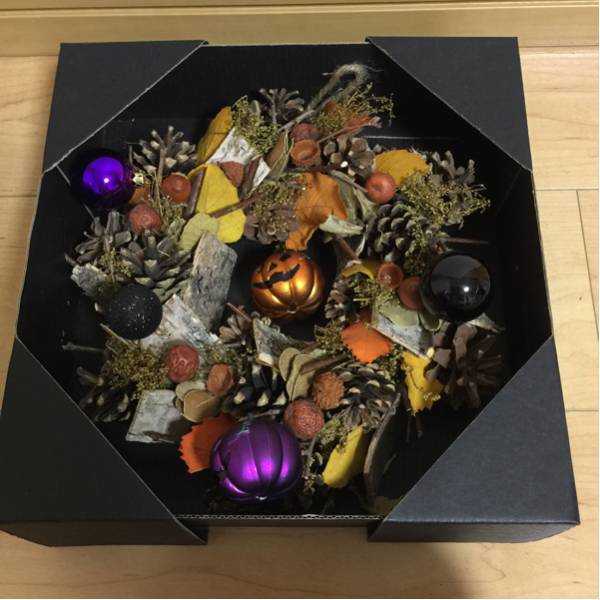 ハロウィン/秋らしい♪リース/パンプキン♪_3