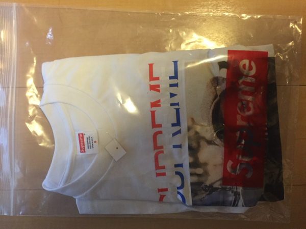 【新品】supreme 16ss t-shirt barrington levy 白 s 16aw