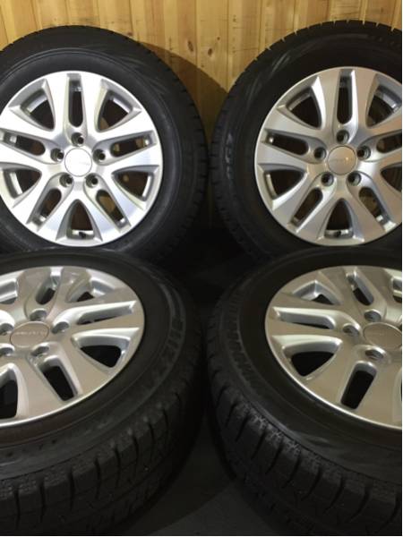 215/60R16 BS/REVO GZ 14年 ホンダ 純正 モデューロ バリ山 4本