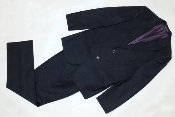 中古美品 ポールスミス メンズ／ストライプ柄スーツ サイズ50