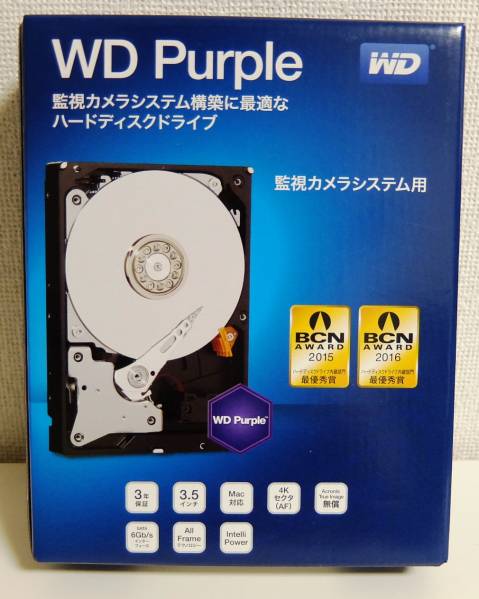未使用品 Western Digital WD80PUZX [8TB SATA600 5400]