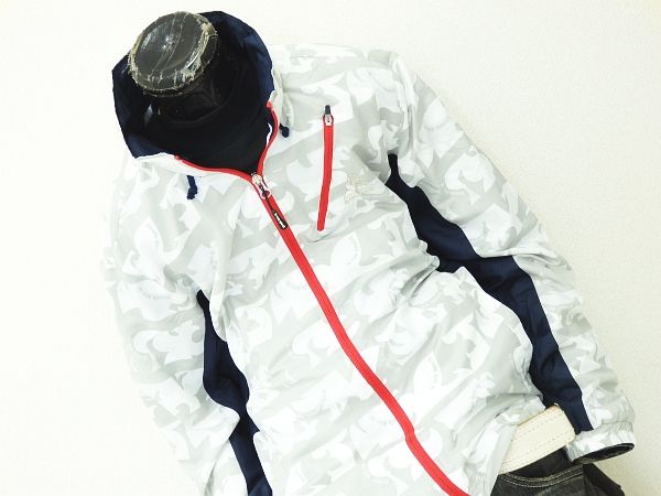 ★ルコックフリーバード迷彩柄裏メッシュウィンドジャケットO★