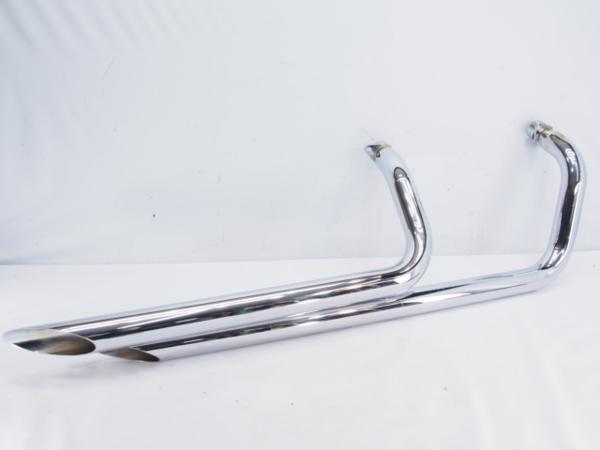シャドウ400.NC34スタイルの良し!ドラッグパイプマフラー マフラー
