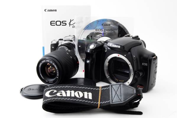 ♪完動品 Canon EOS Kiss Digital ボディ EF レンズ セット♪_1