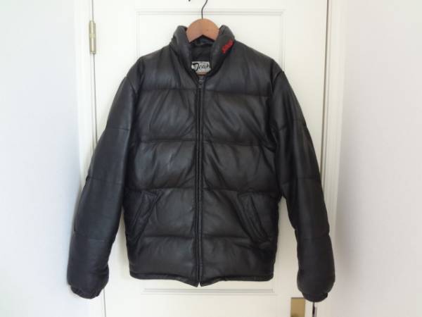Schott ショット 214D ラムレザーダウンジャケット 34 黒 ショット し