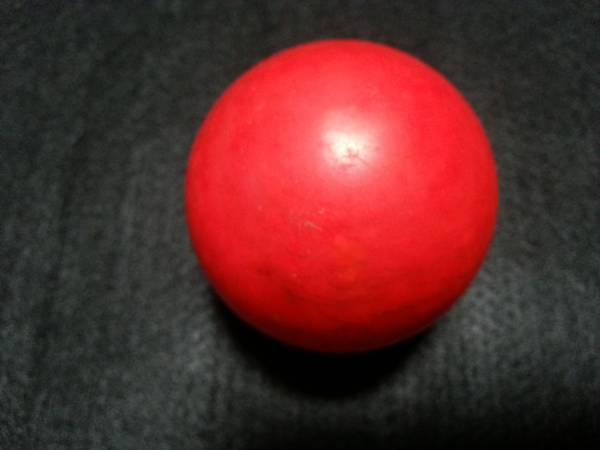 象牙風 本象牙ビリヤード玉 ビリヤード キューボール 骨董品 赤白 本