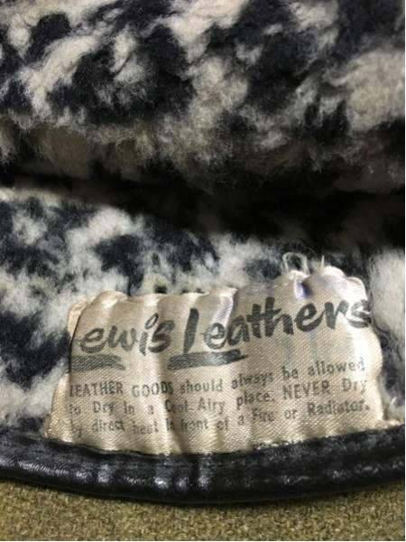 ビンテージ Lewis ②lewis ルイスレザー レザーオーバーオール 