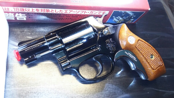 絶版！タナカ S&W M36ガスガン ミッドナイトブルー