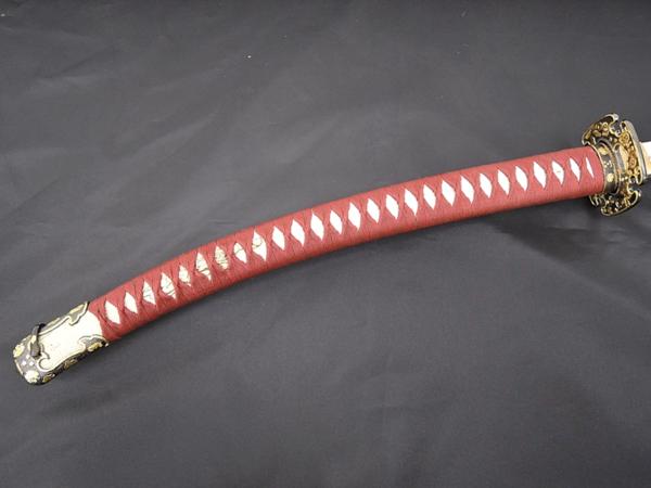 模造刀 美術刀 毛利輝元 尾形刀剣 日本刀 全長約148cm 8帯96