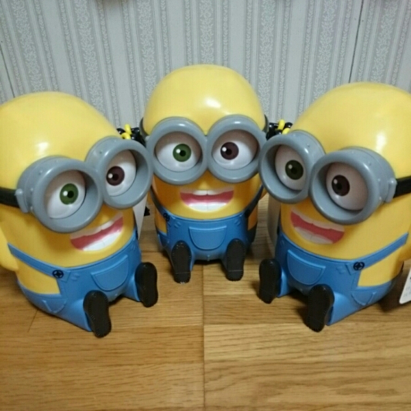 【新品】ミニオンズ バケットバンク USJ 貯金箱 3つセット