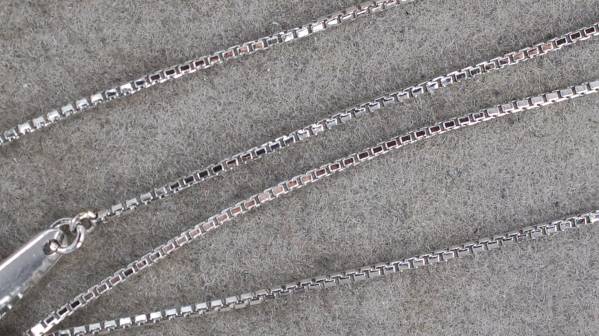 プラチナ Pt850 ベネチアンチェーン ベネチアン 40cm ネックレス 