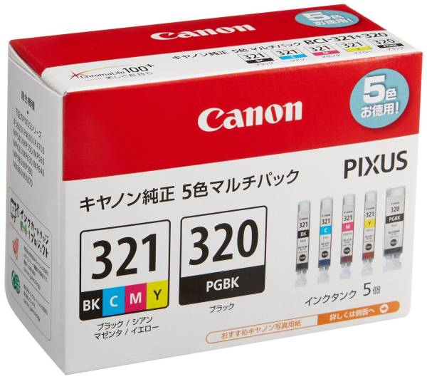 Canon キャノン 純正インク★BCI-321+320/5MP